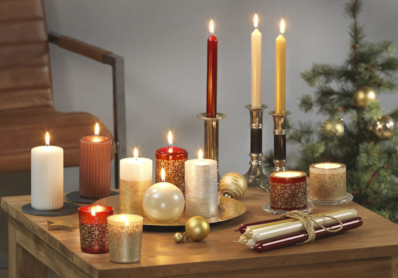 Für jede Jahreszeit die passenden Kerzen und Accessoires